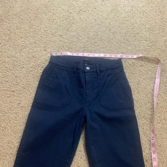 J crew slub sateen tall vintage straight cargo - Picture 4 of 6